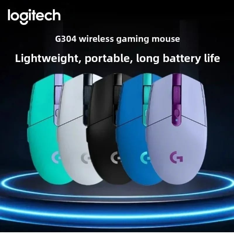 G304 Ligthspeed Wireless Gaming Mouse, Hero 12K Sensor, 12000DPI, Compatible PC