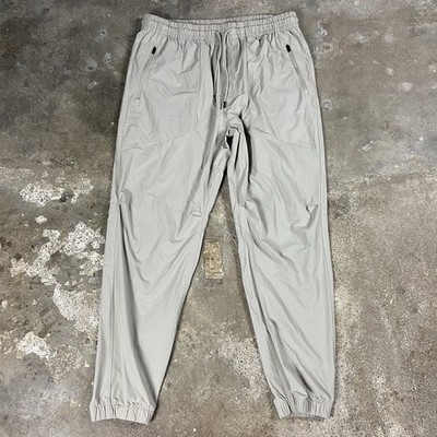 American Eagle Air Flex Plus Pants Size Large Beige Joggers Tapered Leg Active