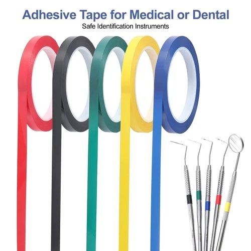 Dental Medical Adhesive Tape Autoclave Instruments Procedure Tray Sterilization