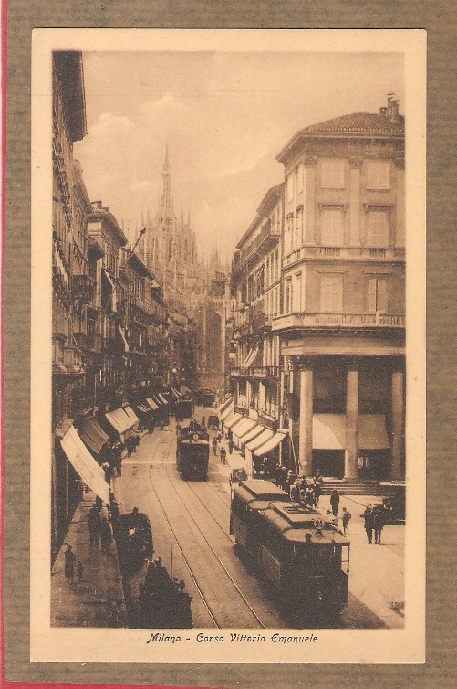 MILANO - Corso Vittorio Emanuele - NON VIAG FP Anni '30