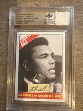 Muhammad Ali 2021 Topps With Hand Written Word And Ali Worn Robe Patch🔥🔥💰💥