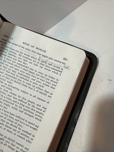 Antikes Buch Mormon Joseph Smith Jr 1946 Echtleder Herald RLDS - Bild 7 von 7