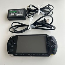Sony PSP-1000 Body Black with AC Adapter Used Tested From Japan