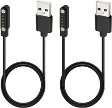 2 Pack Universal Magnetic Charger Cable, 4 Pin 7.62mm Fast Charging Cord for Sma