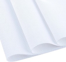 Cross Stitch Aida Fabric 14 Count, 59 by 39 Inch Large Size, Classic Reserve Cro