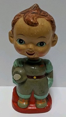 Vintage Highmount Quality Japan Astronaut Spaceman Bobble Head Pin Cushion 