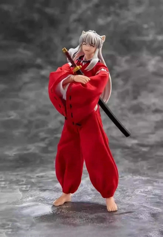 GT gran modelo de juguete Inuyasha 1/12 6" kits de garaje juguetes figura de acción reimpresión caja de entrada Foto 3 de 4