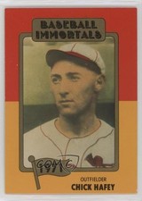 1980-84 SSPC Baseball Immortals 1st Printing MLB Logo Chick Hafey #121 HOF 0t2
