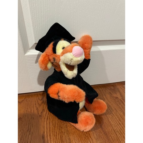 Graduation Tigger Stuffy Cap and Gown 14
