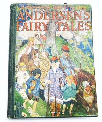 1900 Andersen's Fairy Tales in One Syllable Book Hardcover Vintage OLD AL Burt