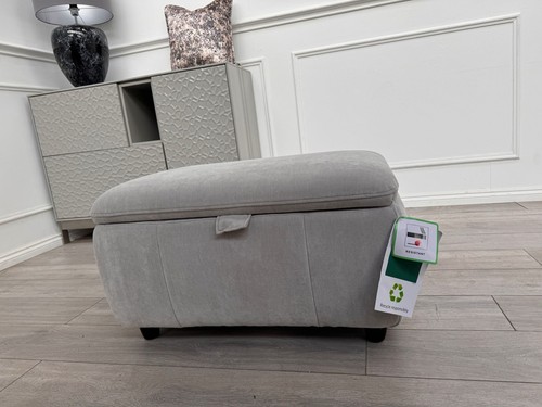Furniture Village Inca Manhattan Stone Large Storage Footstool - Bild 6 von 10