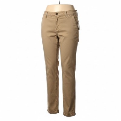 Aeropostale Women's Skinny Stretch Mid Rise Khaki Beige Pants Size 4R