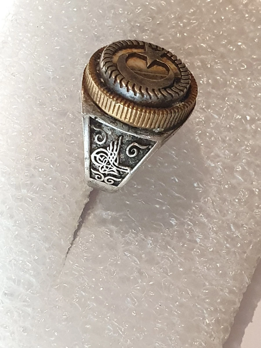 Bijoux Bague ancienne argent Pierre manquanteTaille 60 (136-6