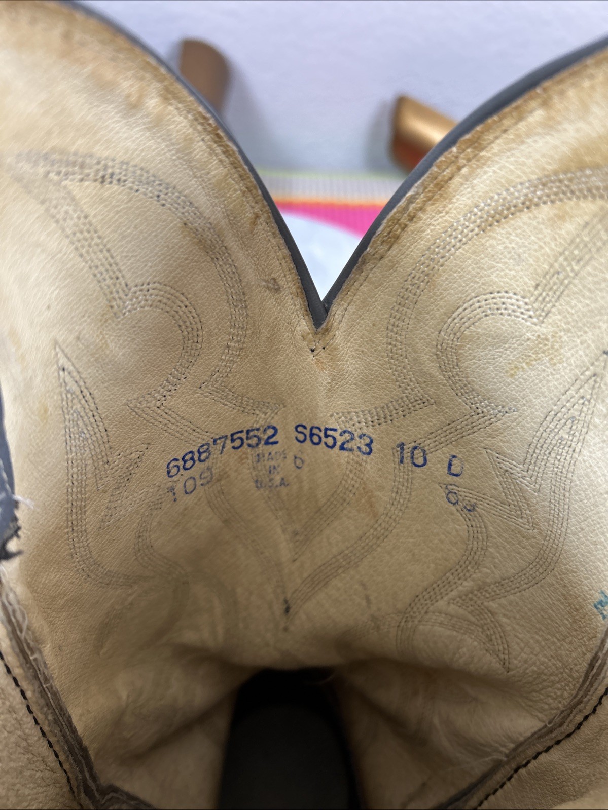 Dan Post Python Snakeskin Gray Leather Western Co… - image 12