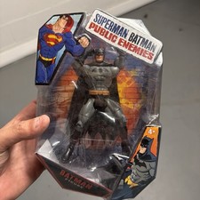 Superman Batman Public Enemies Classic BATMAN Action Figure Blue Gray 2009 NEW