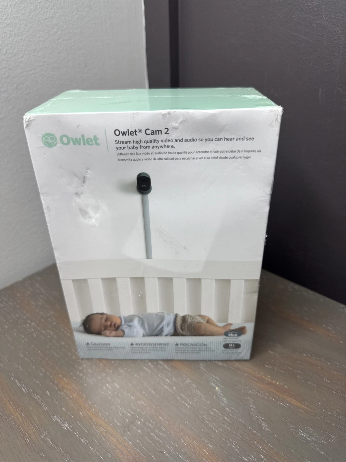 Owlet Cam 2 BC04N67BBJ Smart Baby Monitor HD Camera Blue New Factory Sealed