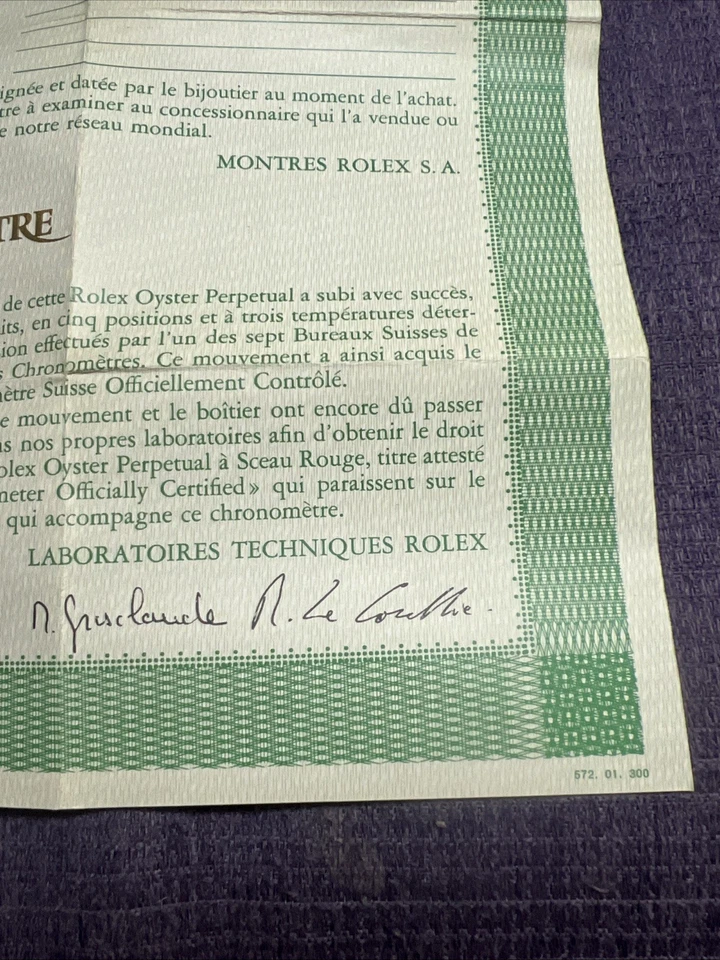 Rolex Certificado Garantía Garantía 420x x x x Foto 3 de 4