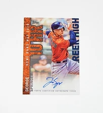 2015 Topps Career High Autographs George Springer #CH-GS Auto