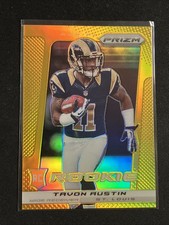 2013 Panini Prizm Tavon Austin #289 Gold Prizm /10 (RC) Rams WVU