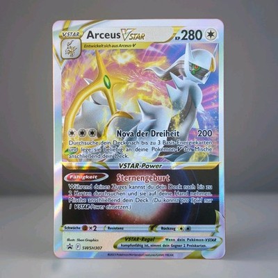 Arceus VSTAR Black Star Promo Pokemon Karte Deutsch SWSH307