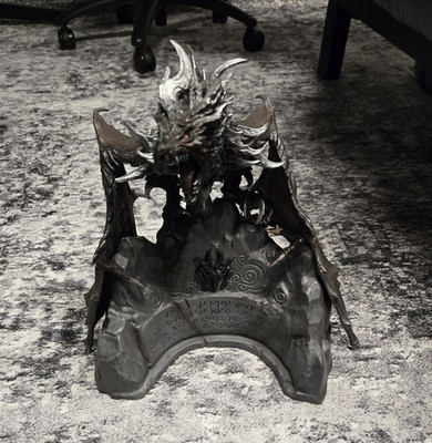 ALDUIN STATUE- SKYRIM COLLECTORS EDITION