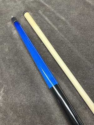 J&J Blue Stained Wrapless Dedicated Break Cue Stick | eBay