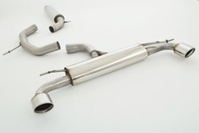 Friedrich Motorsport 76mm Duplex Auspuff Sportauspuff Anlage für VW Golf VI R Ca