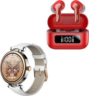 S8 AMOLED Smart Watch for Women, 1.32'' HD Color Screen, Health Tracker Ladies Wa