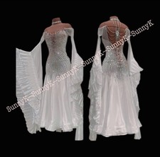 Handmade Dance Dress/Standard Ballroom Competition smooth Waltz Tango Costume