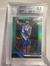 2018-19 Panini Prizm Mitchell Robinson #227 Green Prizm (RC) BGS 8.5