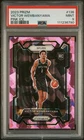 2023 PANINI PRIZM PINK ICE #136 VICTOR WEMBANYAMA ROOKIE RC PSA 9