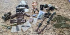 30 Pc. GI Joe 1990's Hall of Fame Helmet 12” Figure 1/6 Accessories Weapon Lot 7