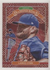 2020 Donruss Optic Diamond Kings Choice Red Dragon Prizm 83/88 Lance Lynn 0q0
