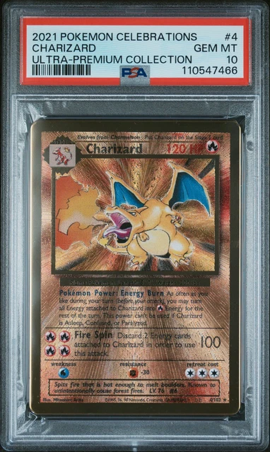 2021 POKEMON CELEBRATIONS ULTRA-PREMIUM COLLECTION #4 CHARIZARD PSA 10