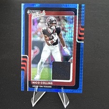 Panini 2025 Donruss Optic Donruss Threads Nico Collins #DTBH-NCS Texans Prizm