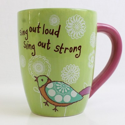 Cracker Barrel Sweet Summer Song Keramik Kaffeetasse