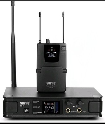 Wireless IEM System   Mono In-Ear Monitor, Metal Transmitter, Receiver
