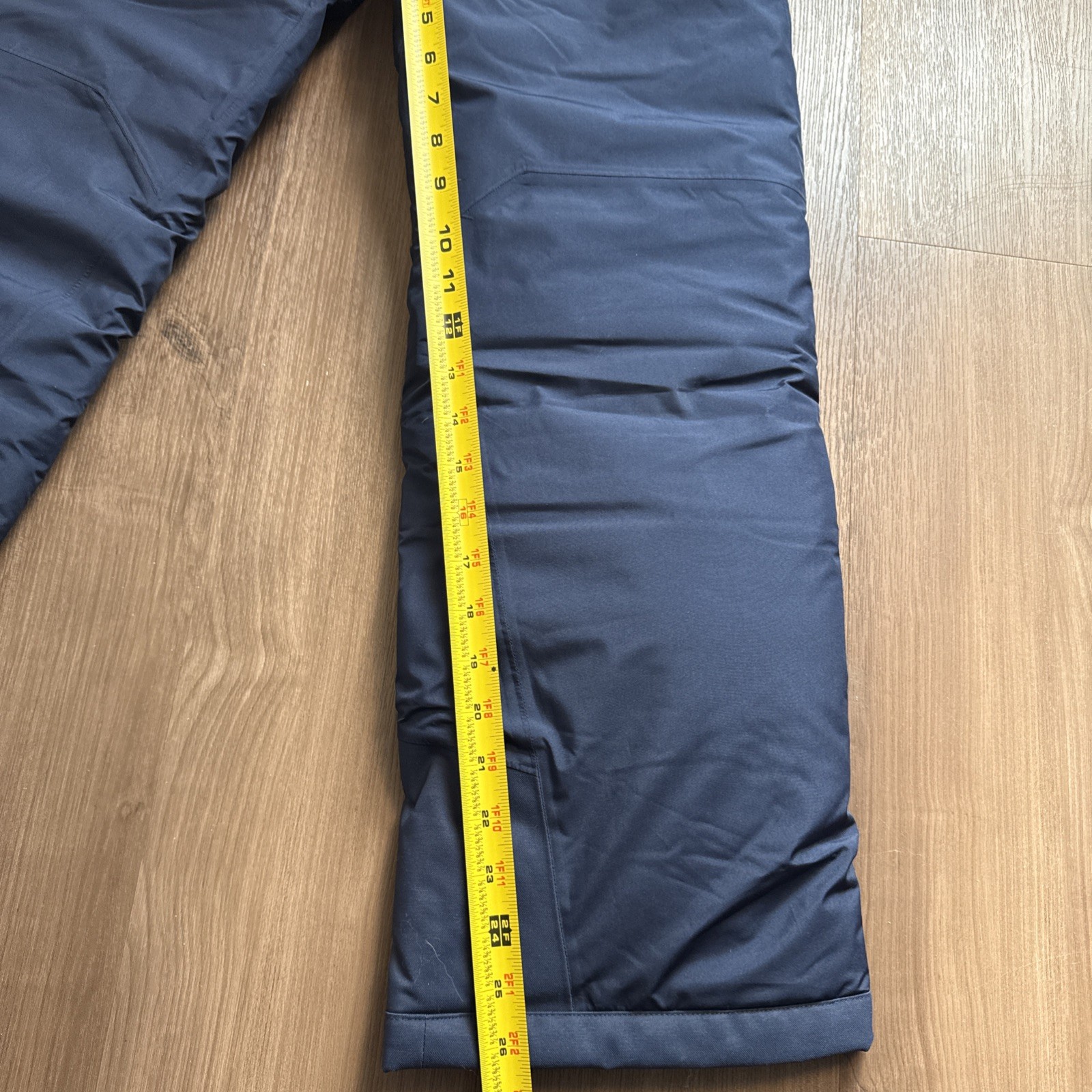 Patagonia Powder Town Bibs Kids Size L/12 Passage Blue Snowpants Ski Snowboard thumbnail 6