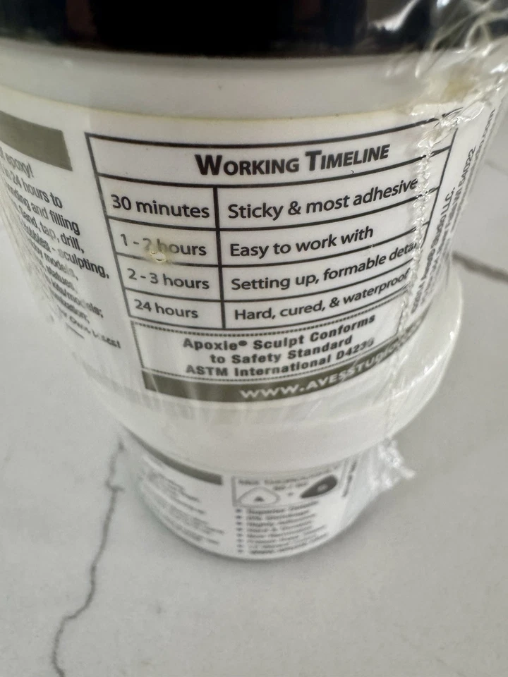 Aves Apoxie Sculpt 1 lb - Compuesto de modelado en seco al aire autoendurecible 1 libra Foto 2 de 2