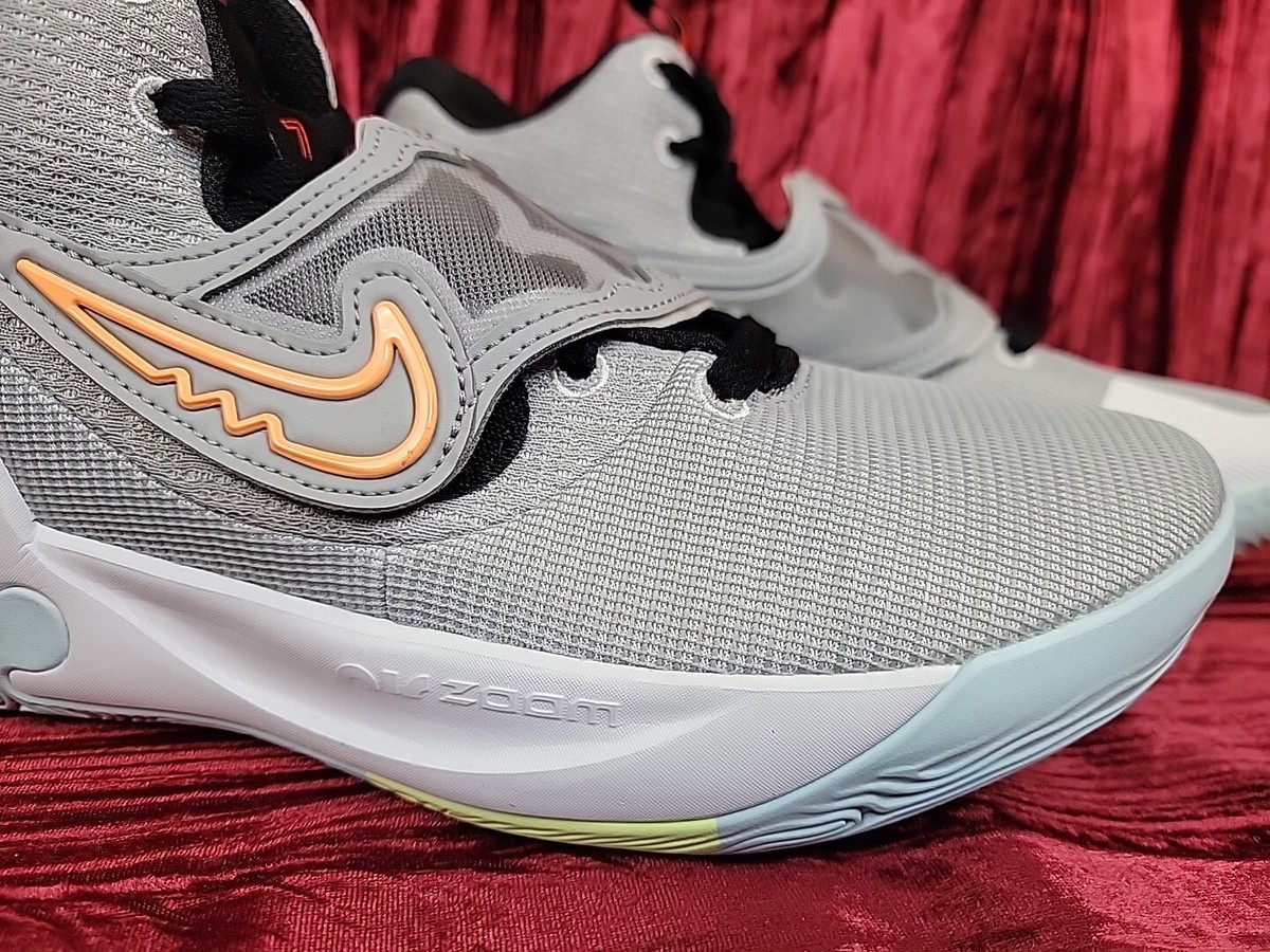 Nike Trey 5 X Wolf Grey‎ Volt Crimson - Size 9 Buy Nike KD Trey 5 X EP  main image 3