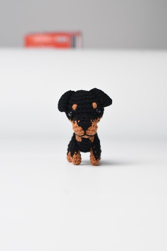 Mini Hunde gehäkelt Amigurumi - Mini Golden, Border Collie, Französischer Bullenhund, Engli - Bild 17 von 36