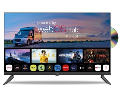 Cello 32 Zoll Smart TV Integrierte DVD WiFi HDMI 12/24V CARAVAN TV C3224WSF TRAV