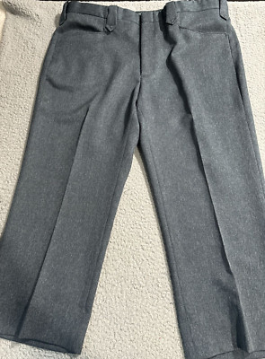 Vintage Circle S Dark Blue Ranch & Western Dress Pants Mens 39x25 Polyester