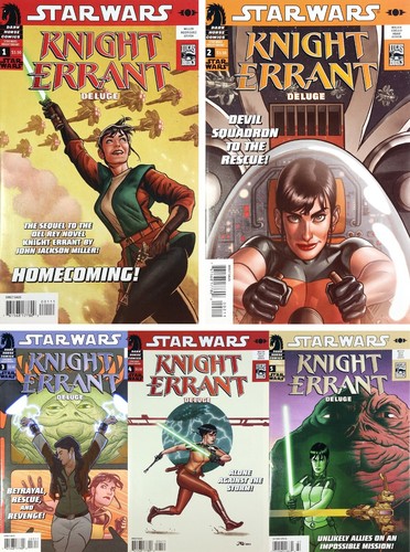 Star Wars Knight Errant Deluge #1 - #5 (2011) Dark Horse SET