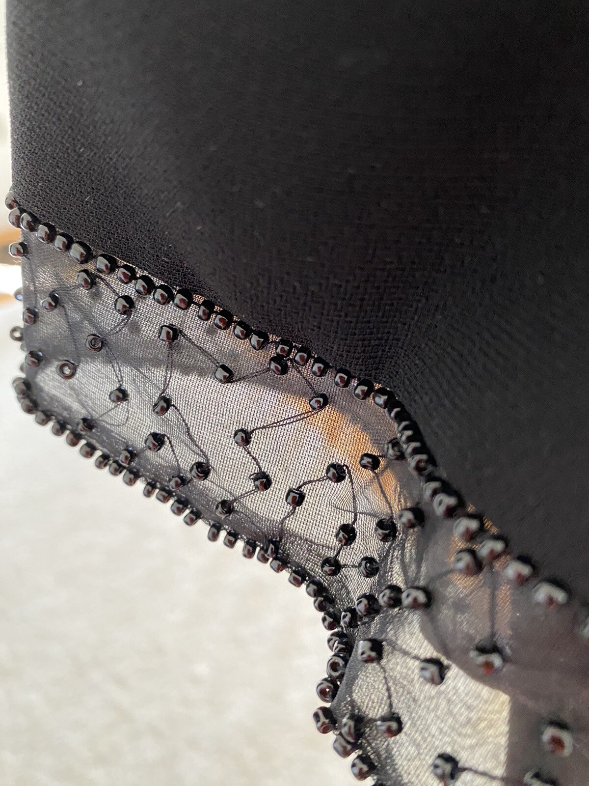 TALBOTS SIZE 8 BLACK BACK BUTTON DOWN SHEATH DRESS - image 4