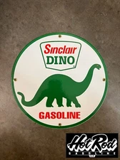 SINCLAIR DINO GASOLINE Porcelain Sign
