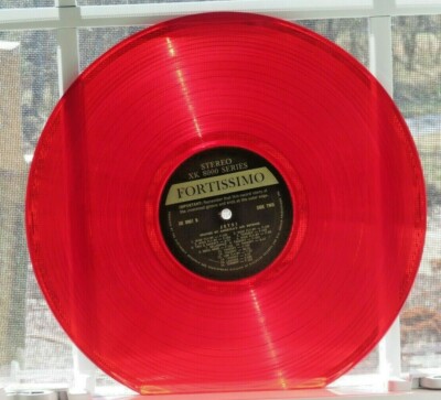 Fortissimo XK 8001 JETS! Sounds of America's Air Defense RED VINYL LP 1959