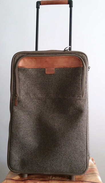 leather rolling garment bag