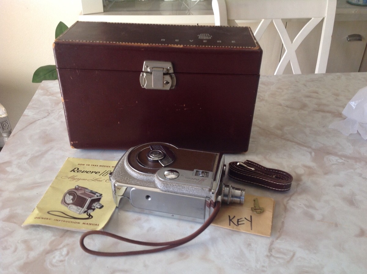 Revere magazine 16 フィルムカメラ Vintage Revere 16 Magazine Camera and Case | eBay