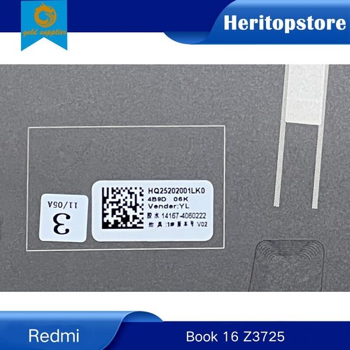 New For Xiaomi Redmi Book 16 Z3725 LCD Back Cover Rear Lid A Shell - Picture 3 of 3